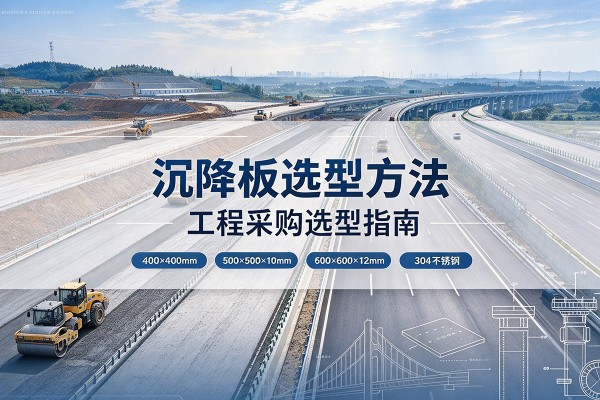 乌海沉降板选择方法