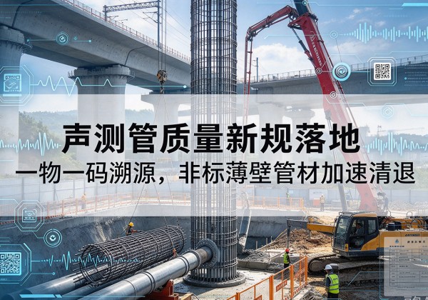 乌海声测管质量新规落地，一物一码溯源，非标薄壁管材加速清退