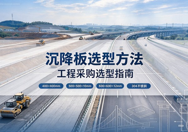 乌海沉降板选择方法